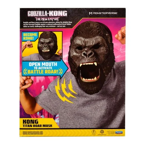 Інтерактивна маска Конг Godzilla vs. Kong зі звуковими ефектами для дітей та підлітків іграшка для рольових ігор