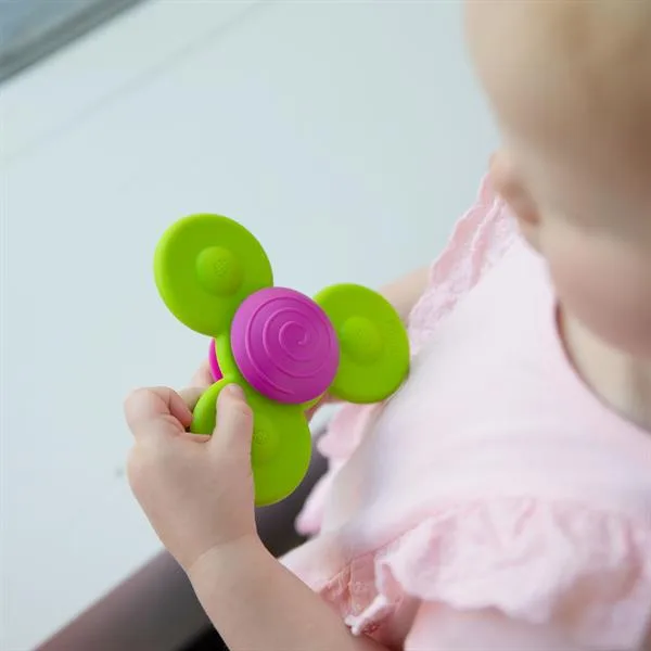 Набір прорізувачів спінерів Fat Brain Toys силіконові 3 шт різнокольорові