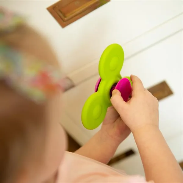 Набір прорізувачів спінерів Fat Brain Toys силіконові 3 шт різнокольорові