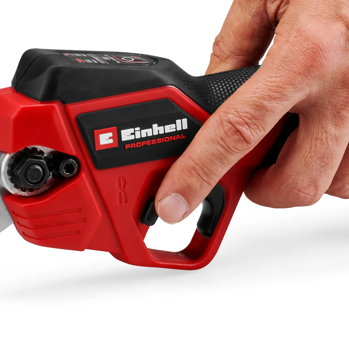 Акумуляторний секатор Einhell Professional GP-LS 18/28 Li BL - Solo PXC 18В, для гілок до 28/14мм, сталь SK5, вага 0.82кг, без зар