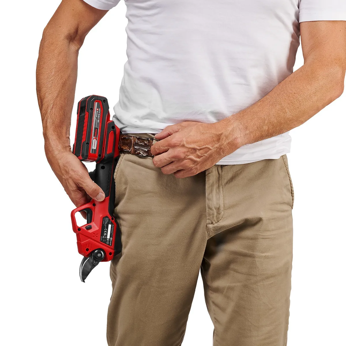 Акумуляторний секатор Einhell Professional GP-LS 18/28 Li BL - Solo PXC 18В, для гілок до 28/14мм, сталь SK5, вага 0.82кг, без зар