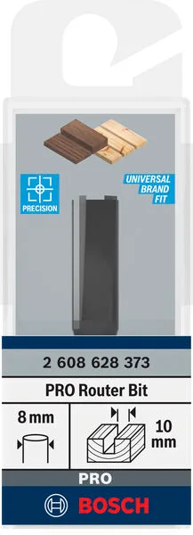 Фреза для пазов Bosch Professional с двумя лезвиями Std S8 D10 L254