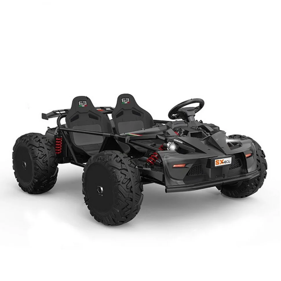 Дитячий електромобіль Баггі 48V 125х119х47 см чорний комбінований до 150 кг