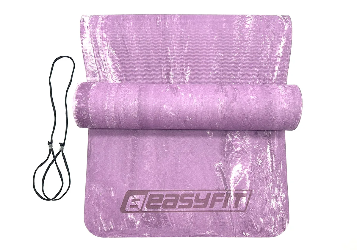 Килимок для йоги EasyFit PER 8 мм Фіолетовий