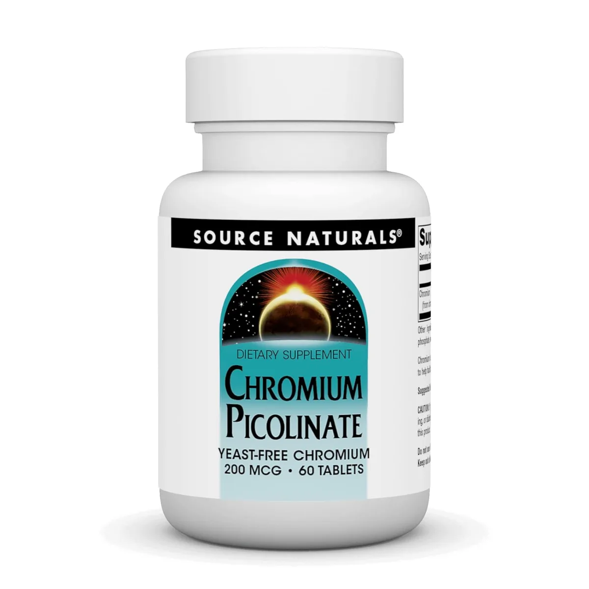 Хром без дріжджів Source Naturals 200 мкг 60 таблеток