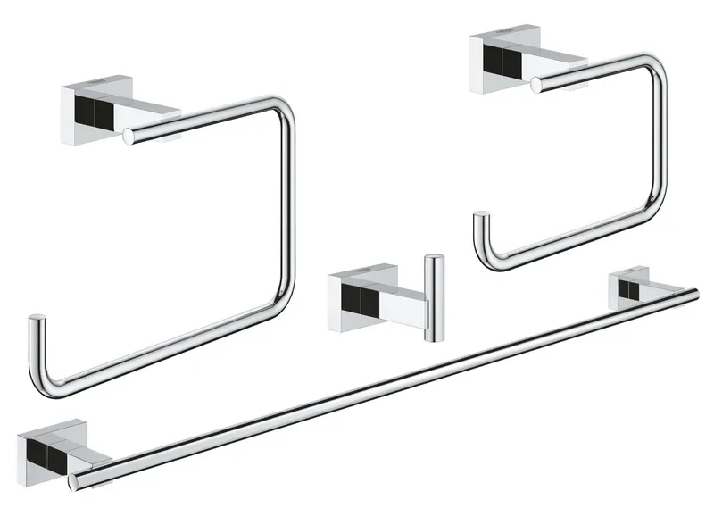 Набір для ванної Grohe Essentials Cube Новий Метал Хром Сталевий