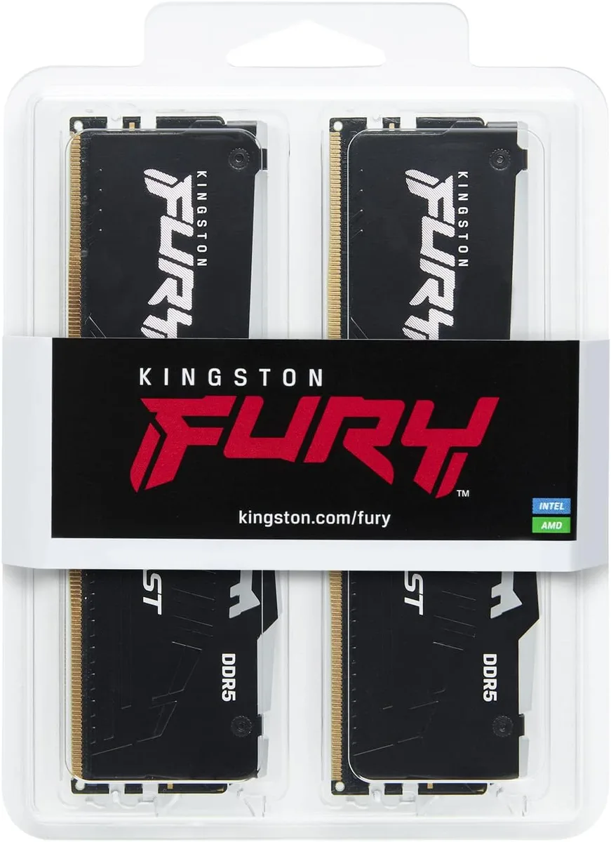 Пам'ять ПК Kingston DDR5 64GB KIT (32GBx2) 6000 FURY Beast