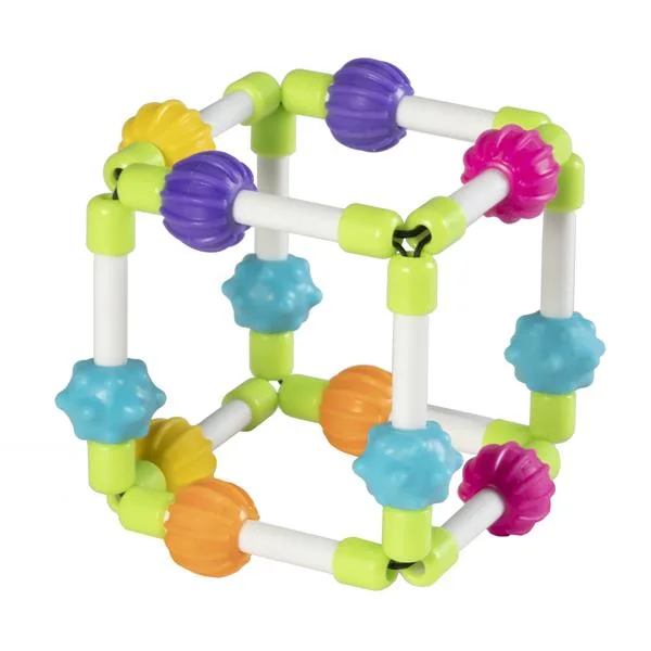 Прорізувач тактильний Fat Brain Toys м'який 10 см різнокольоровий