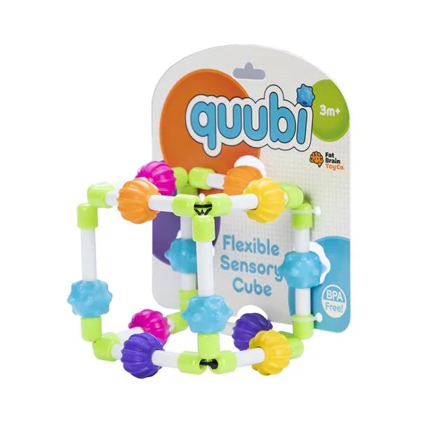 Прорізувач тактильний Fat Brain Toys м'який 10 см різнокольоровий