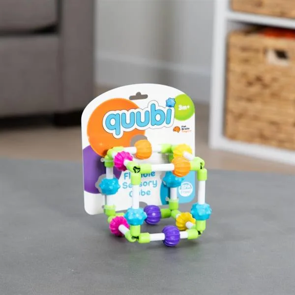 Прорізувач тактильний Fat Brain Toys м'який 10 см різнокольоровий