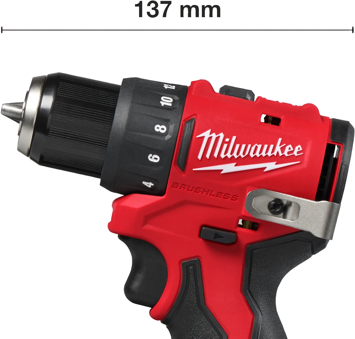 Аккумуляторная шуруповерт-дрель Milwaukee 12В 2Ач 40Нм 1700об/мин 0 98кг