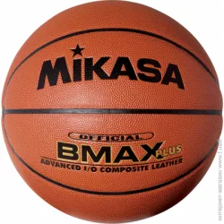 М'яч баскетбольний Mikasa синтетична шкіра розмір 7 коричневий