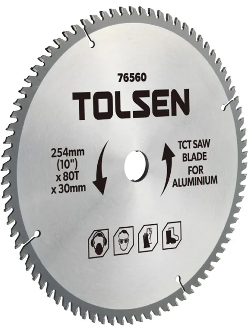 Диск пильний Tolsen для алюмінію, 305 мм, 100 зубів, 30 мм.