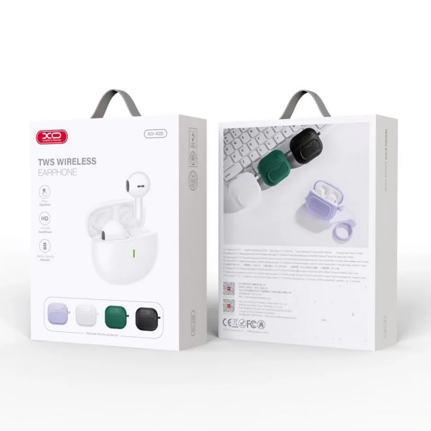 Наушники Bluetooth XO пластиковые черные.
