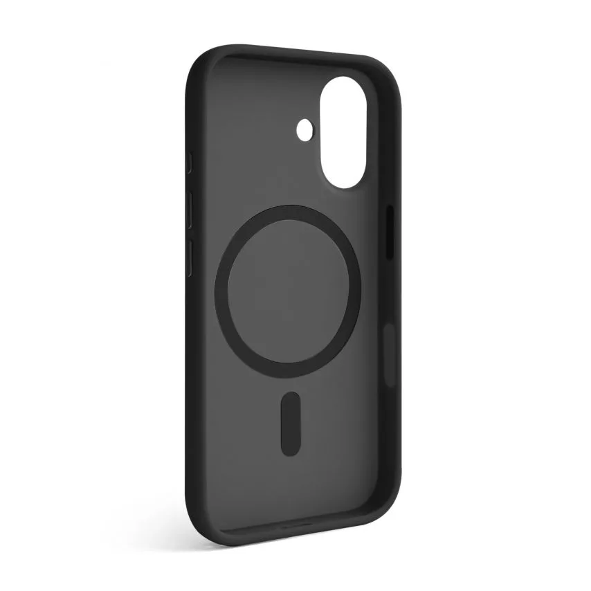 Чохол Soft Matte MagSafe TPU PC для iPhone 16 чорний