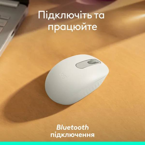 Миша Logitech Bluetooth Маленька Білий
