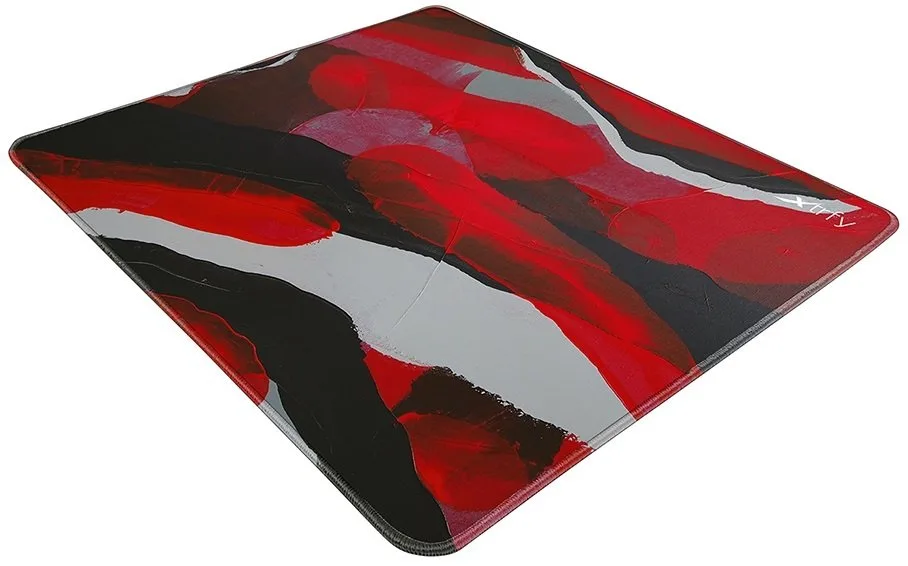 Игровая поверхность Xtrfy GP4 Abstract Retro, L (460 x 400 x 4мм), красный