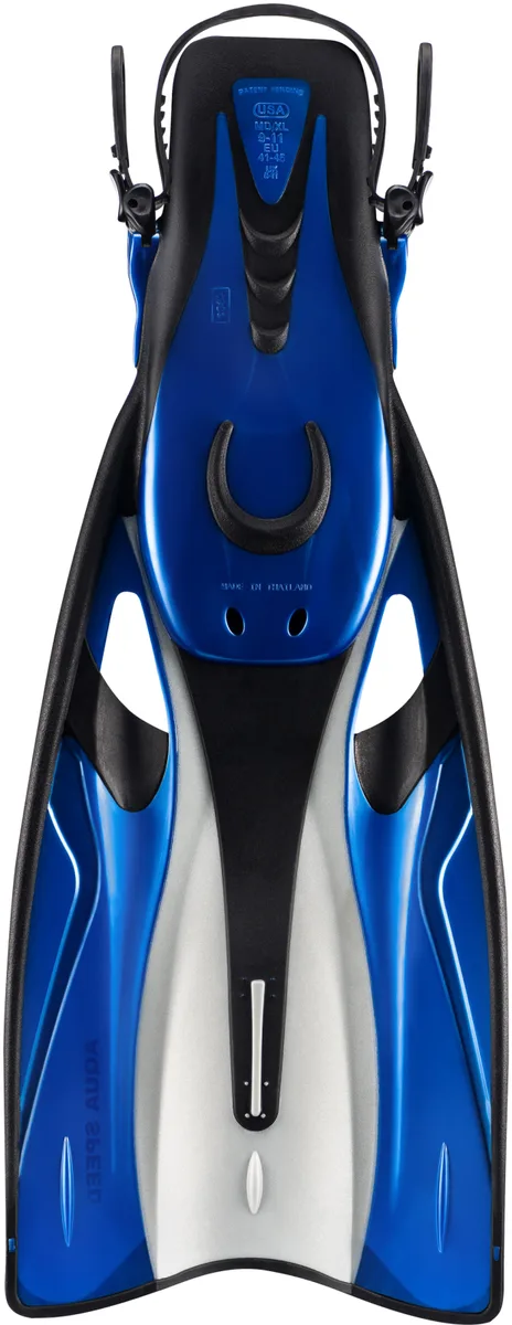Ласти Aqua Speed гумові 38-41 сині чорні сірі