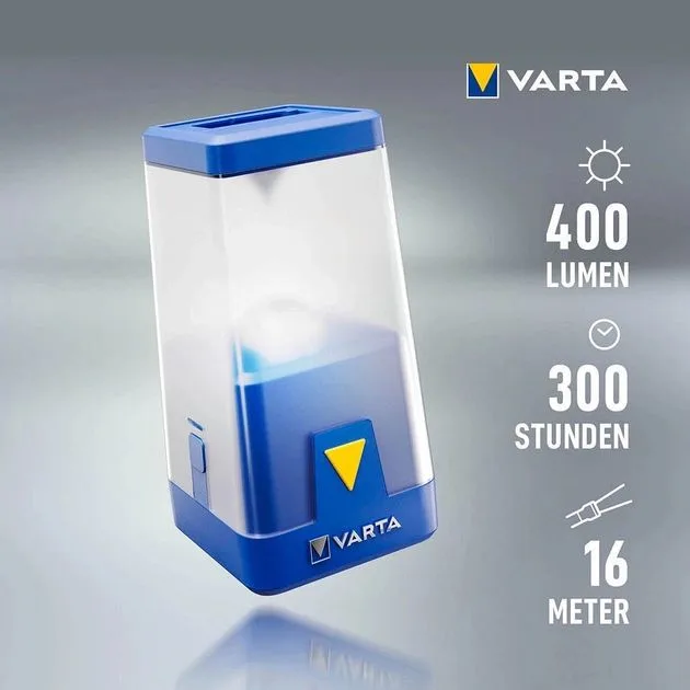 Ліхтар VARTA Кемпінговий  Ambiance  L20, IP54, до 400 люмен, до 300 годин роботи, 6хАА