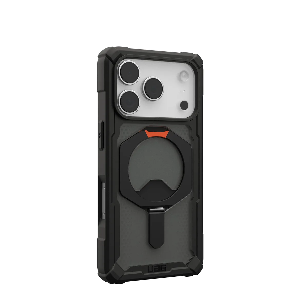 Чохол UAG для iPhone 17 Pro, Plasma XTE MagSafe, Black/Pop Orange