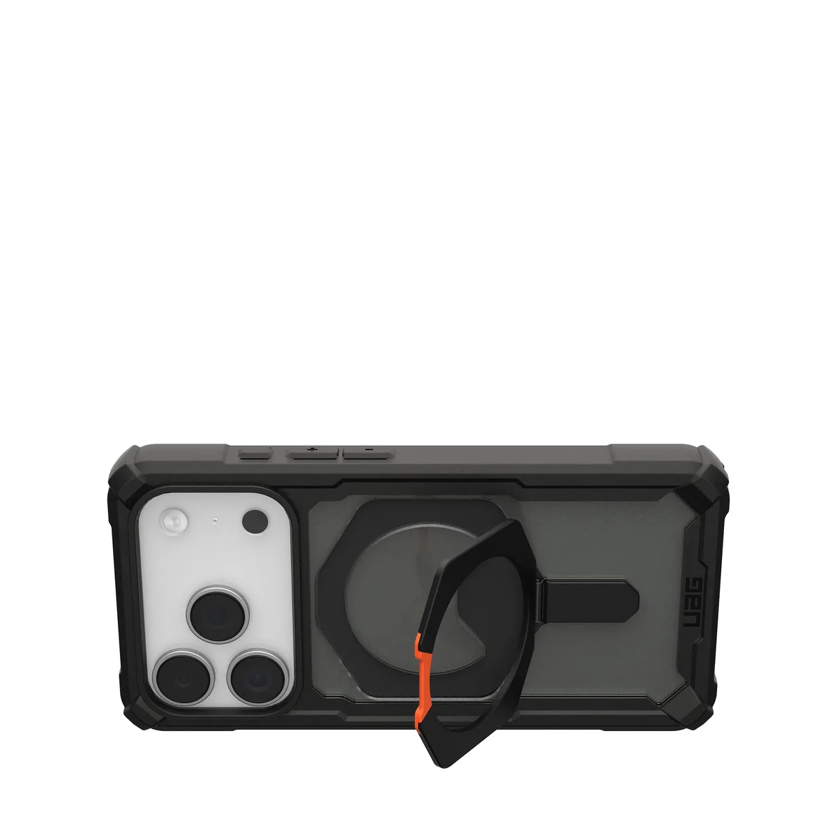 Чохол UAG для iPhone 17 Pro, Plasma XTE MagSafe, Black/Pop Orange