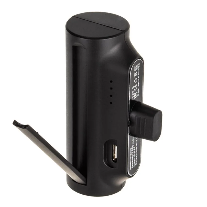 Power Bank WALKER Li-polymer 5000mAh 75х25х30,8 мм Чорний