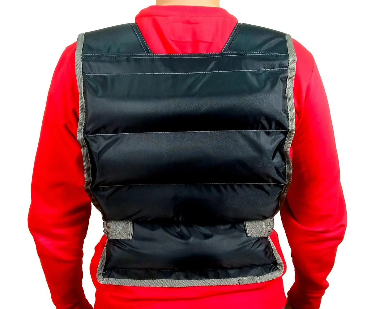 Жилет обважнювальний EasyFit Oxford 10 кг Чорний