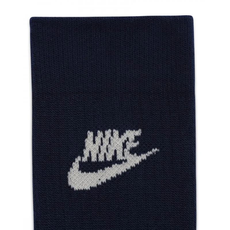 Шкарпетки Nike поліестер 34-38 синій білий сірий унісекс