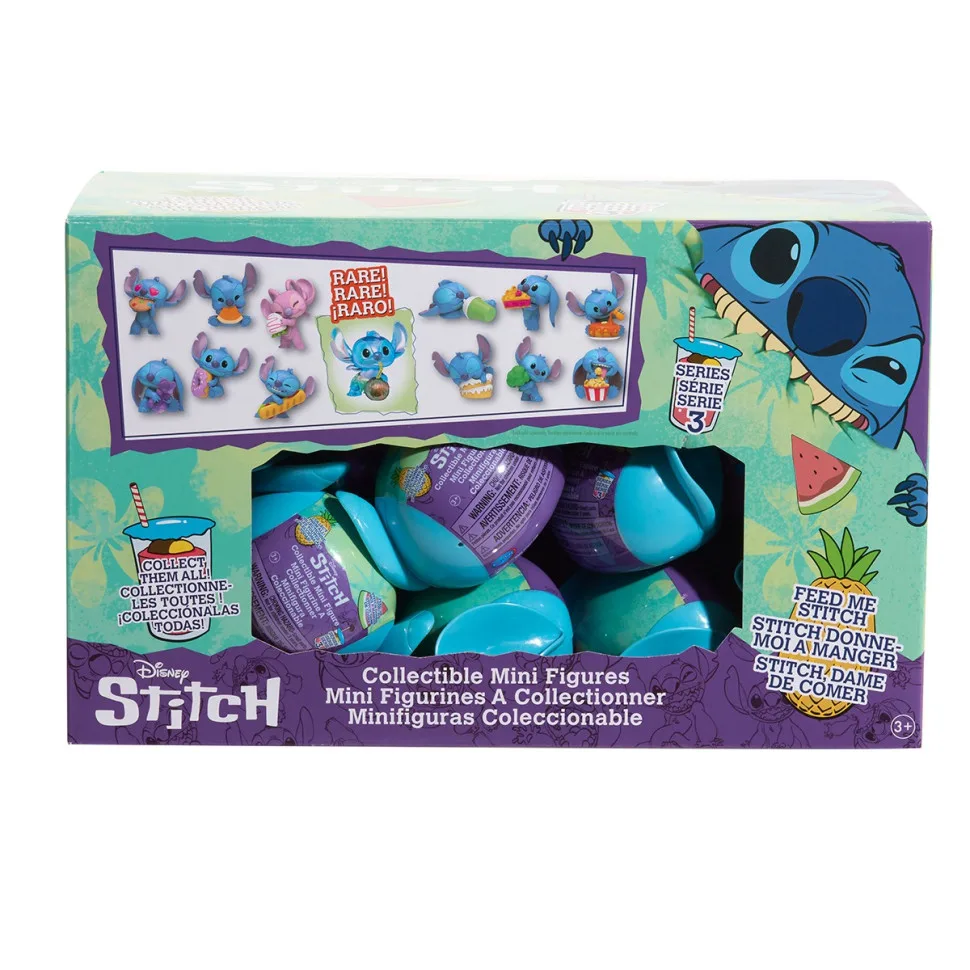 Фігурка STITCH пластик 5 см блакитна з смаколиками