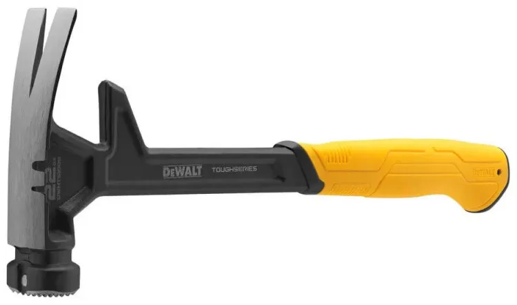 Демонтажний молоток DeWALT DEMO-CLAW 624г 43см з металевим гумовим руків'ям та прямим цвяходером.