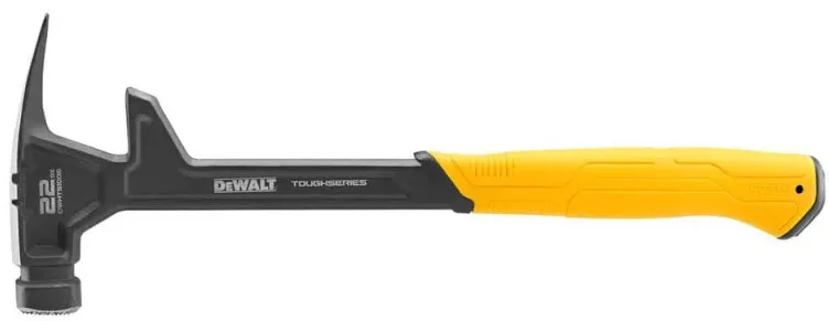 Демонтажний молоток DeWALT DEMO-CLAW 624г 43см з металевим гумовим руків'ям та прямим цвяходером.
