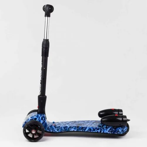 Самокат с парогенератором Best Scooter для детей с музыкой и дымом складной алюминиевый руль