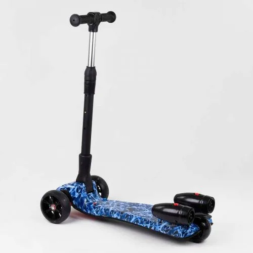 Самокат с парогенератором Best Scooter для детей с музыкой и дымом складной алюминиевый руль