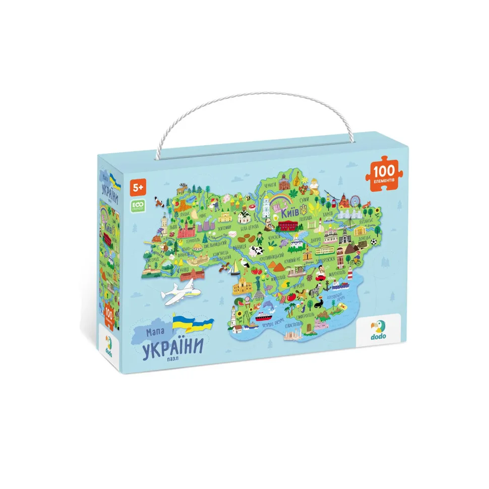 Пазл DoDo Toys з картону 46х64 см 100 елементів Україна