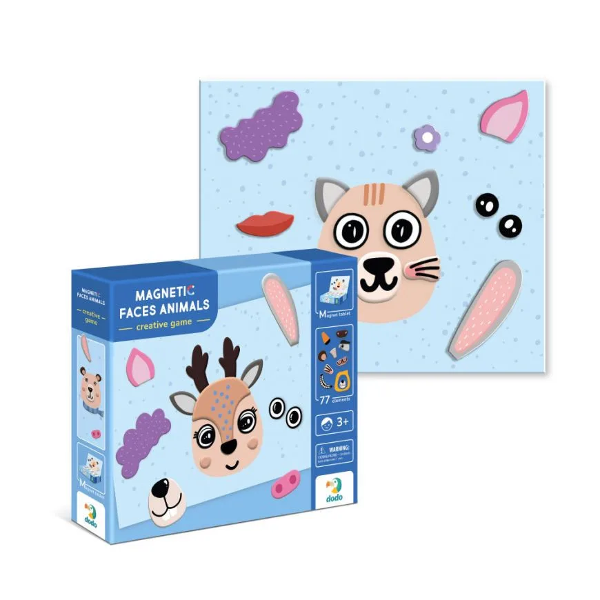 Магнітна гра для малюків DoDo Toys магнітна дошка 21,5х31,5 см 77 елементів