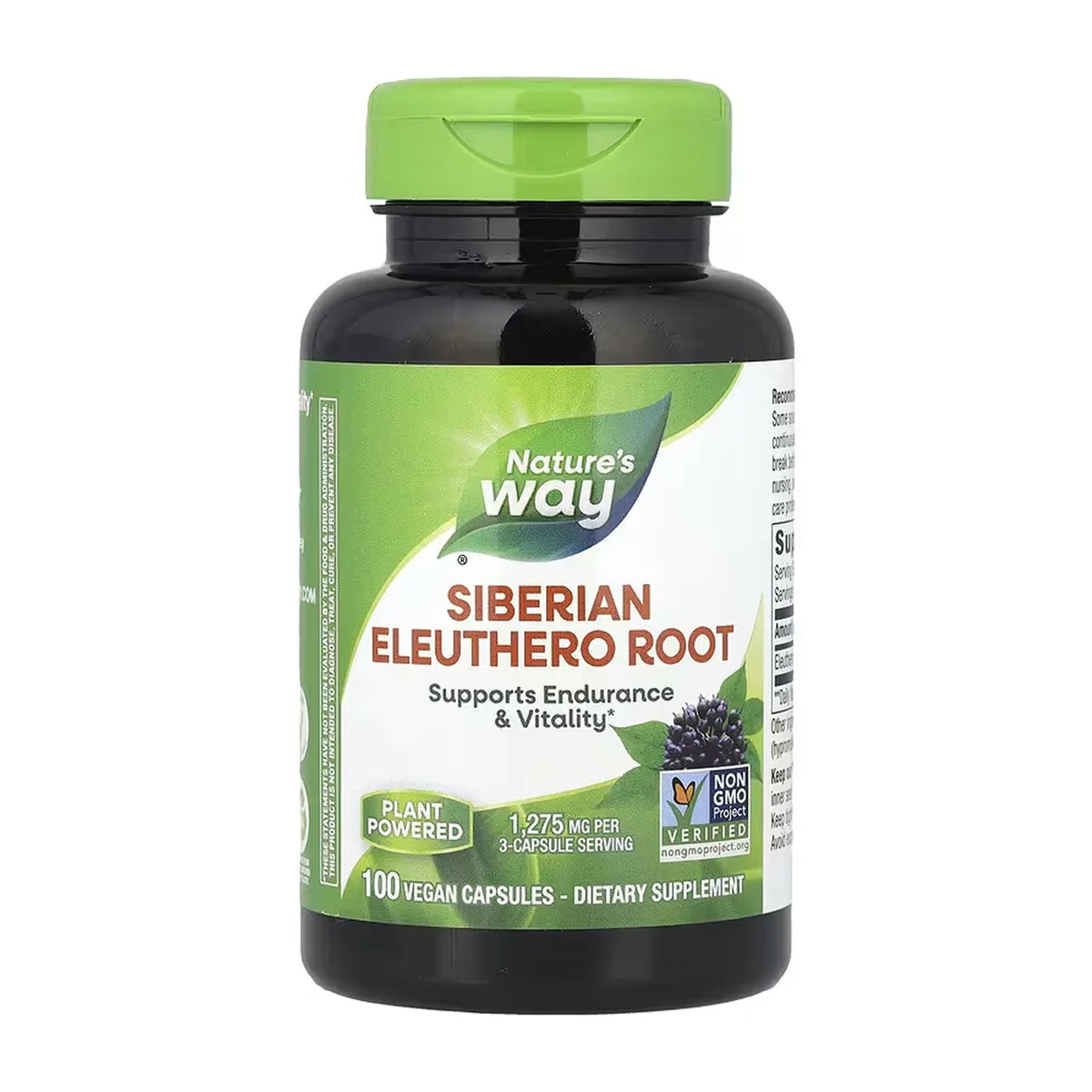 Siberian Eleuthero Nature's Way растительная капсула 100 шт