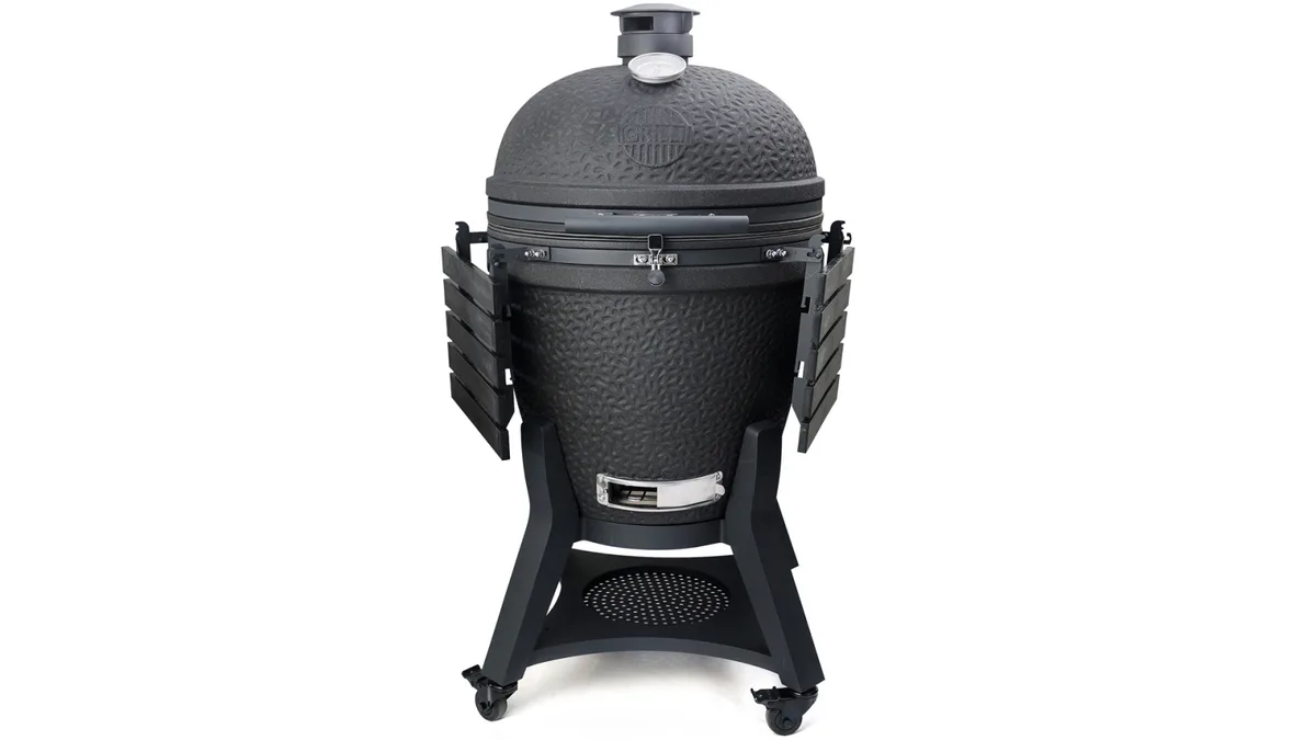 Керамічний гриль GRILLI 5 в 1 59 см Сірий