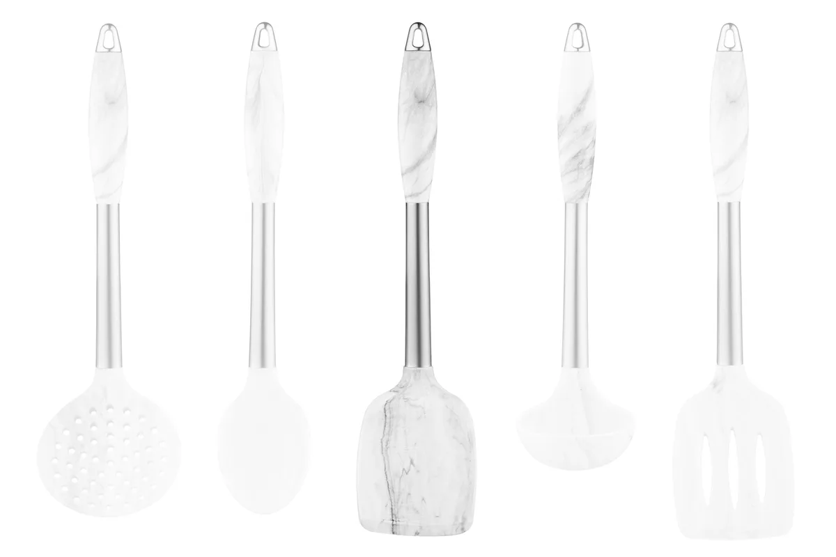 Лопата ARDESTO Gemini Marble, 35 см, силікон, нержавіюча сталь.