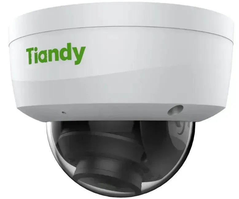 IP-камера Tiandy TC-C38KS Спецификация: I3/E/Y/2.8mm/V4.0, 8MP, Starlight IR Dome, 2.8mm, f/1.6, IR30m, DC12V, PoE, IP66, IK10