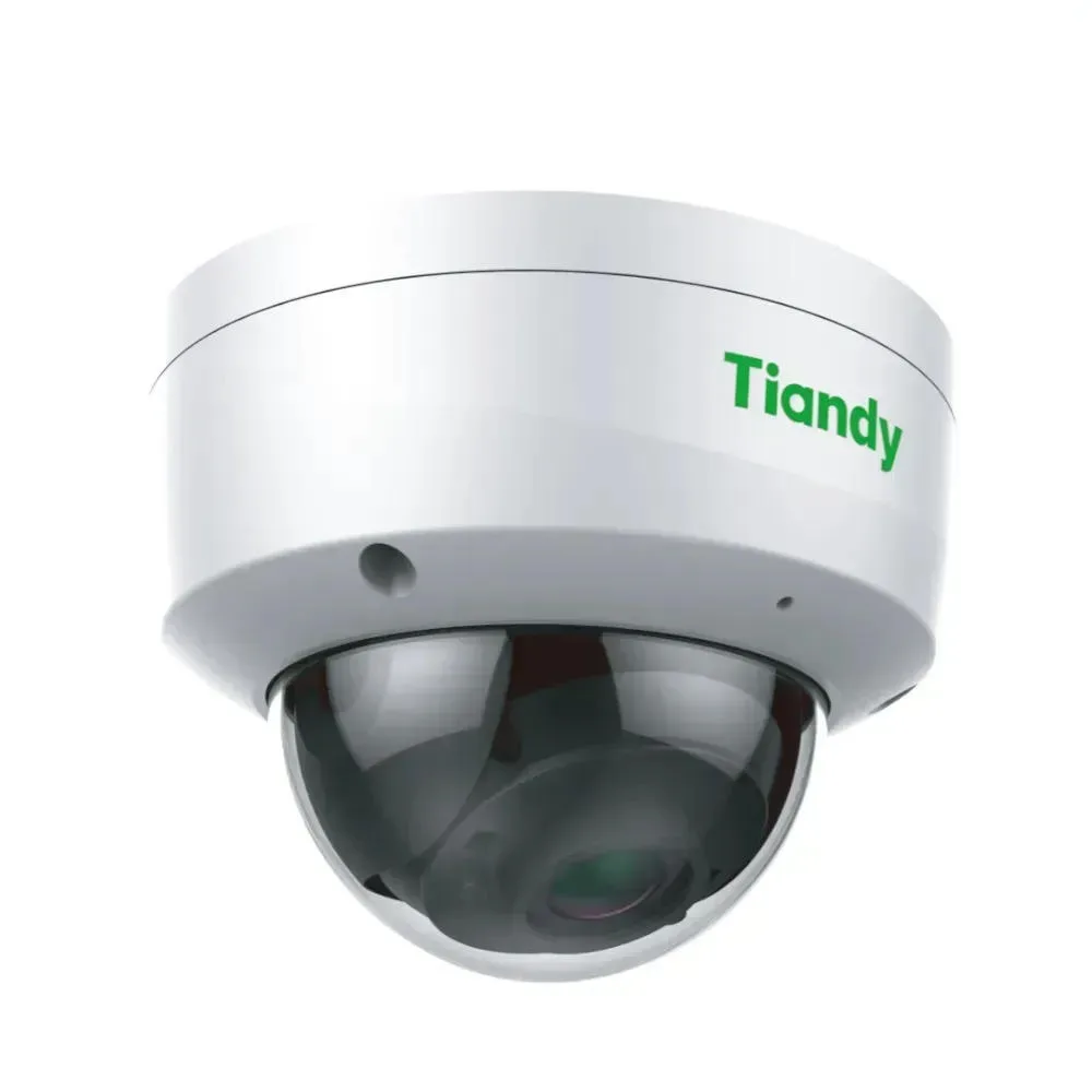 IP-камера Tiandy TC-C38KS Спецификация: I3/E/Y/2.8mm/V4.0, 8MP, Starlight IR Dome, 2.8mm, f/1.6, IR30m, DC12V, PoE, IP66, IK10