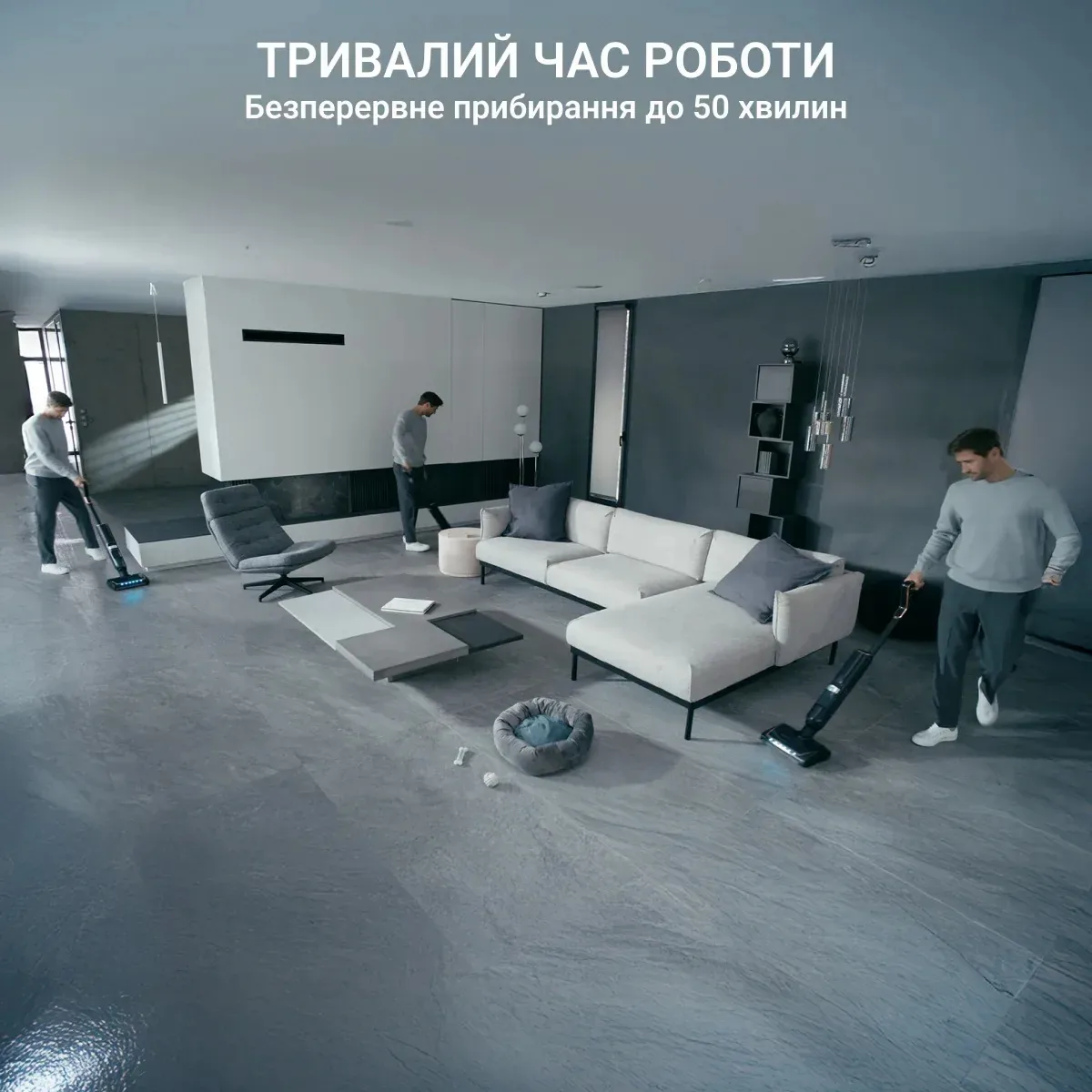 Пилосос Rowenta бездротовий миючий X-Clean 7, 250 Вт, контейнер для пилу - 0.5 л, контейнер для води - 0.65 л, автономна робота до