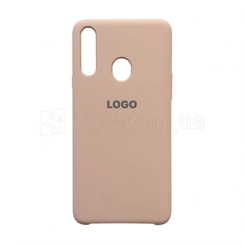 Чохол Silicone для Samsung силіконовий бежевий