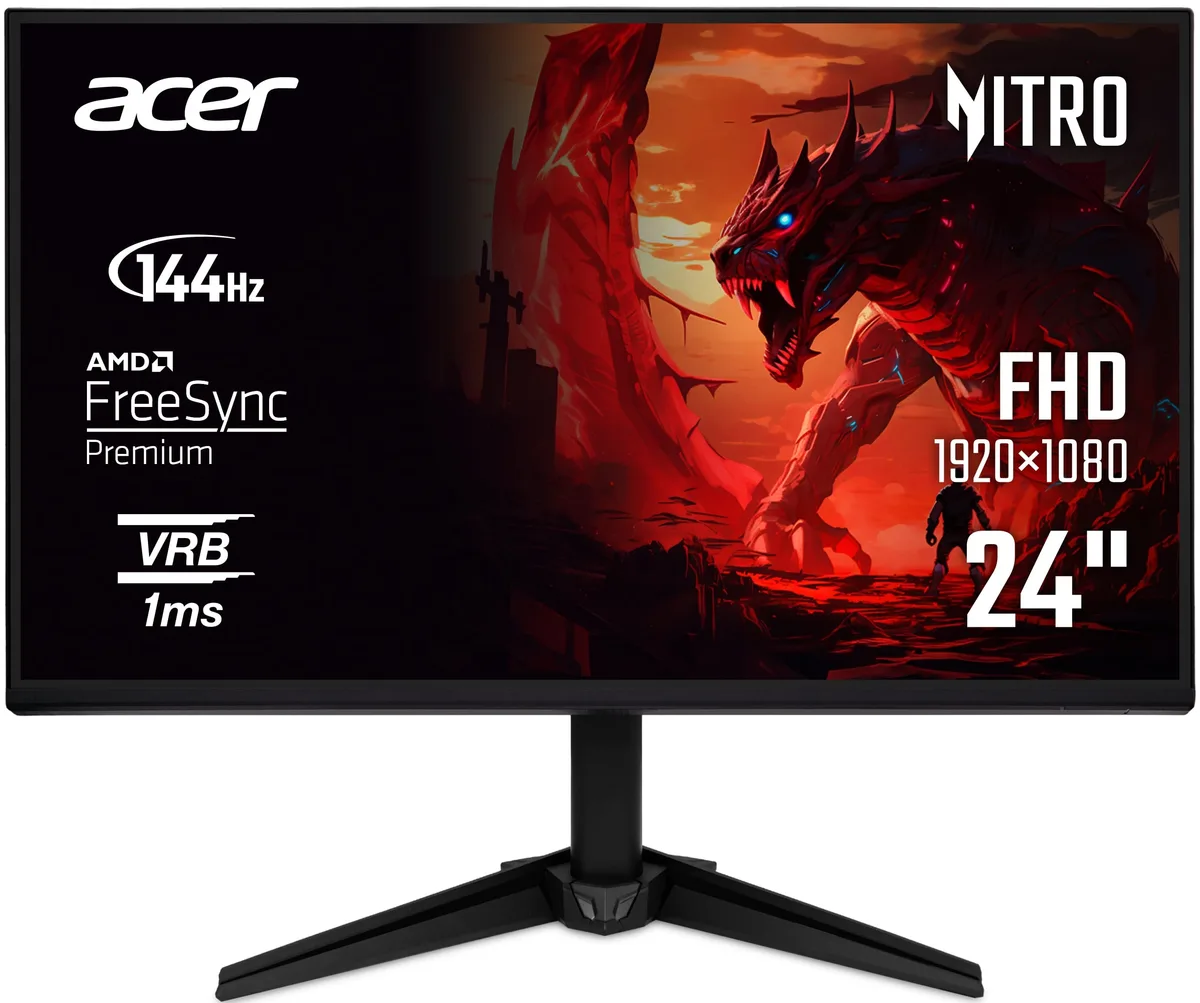 Монітор Acer IPS 23.8" 144Hz Full HD Чорний