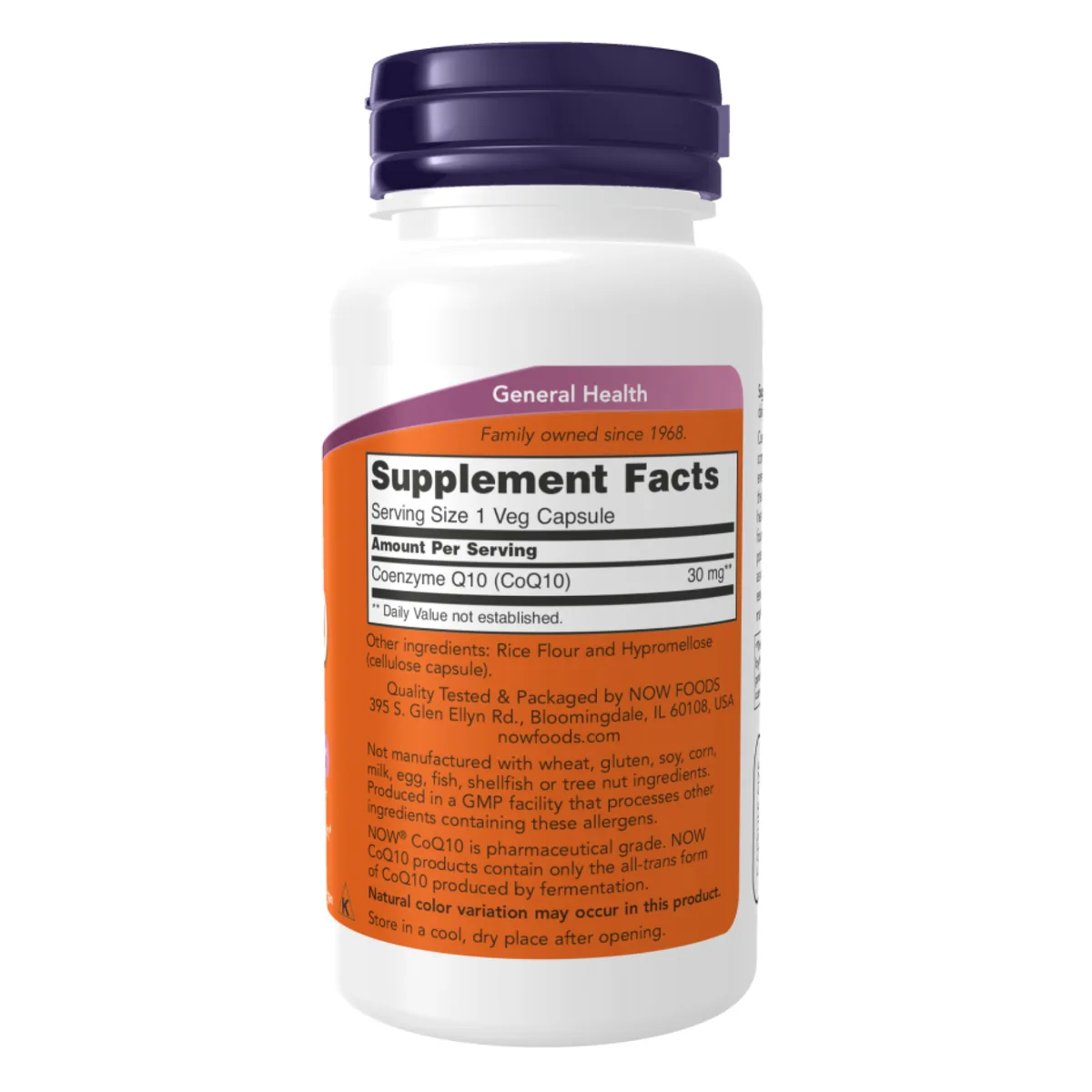 Коэнзим Q10 Now Foods 30 мг 240 капсул