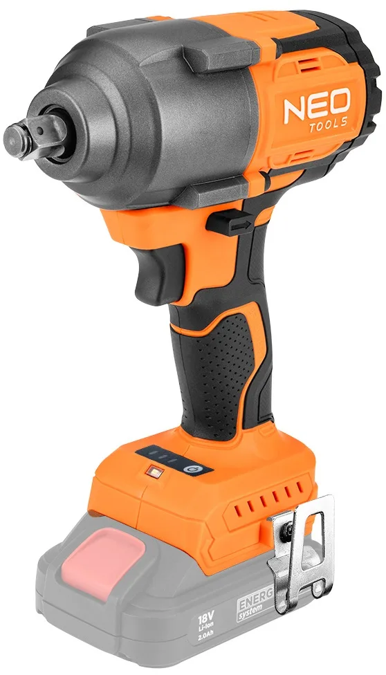 Гайковерт ударний Neo Tools 18В 850Нм 2400об/хв 1/2" безщітковий для загвинчування гайок та болтів