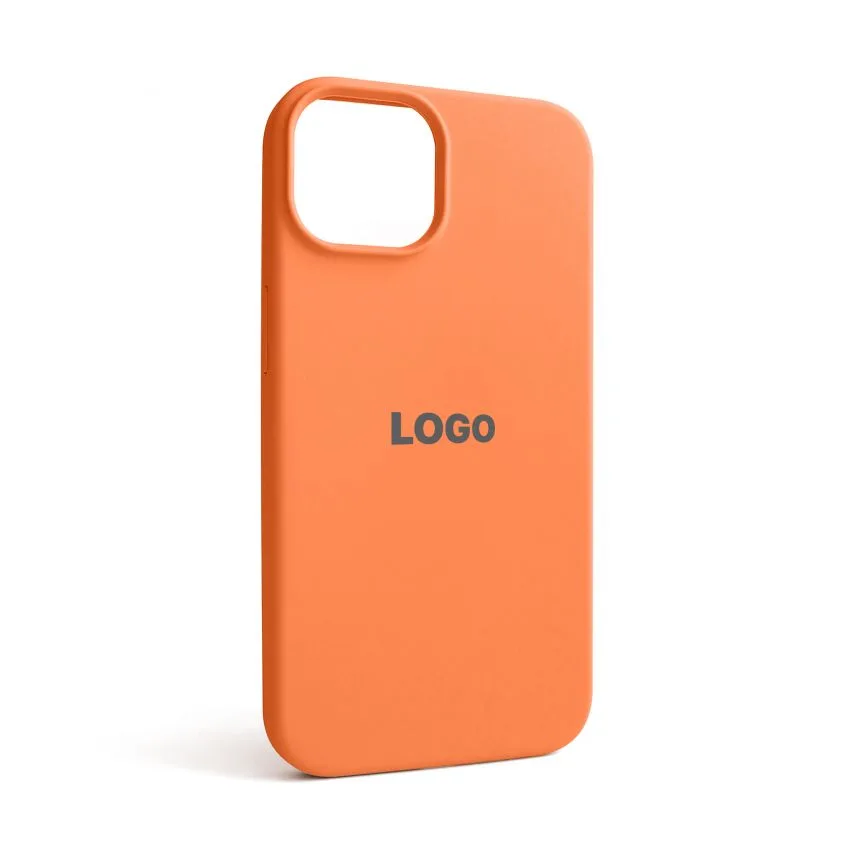 Чохол Silicone Case для Apple iPhone 14 силіконовий помаранчевий