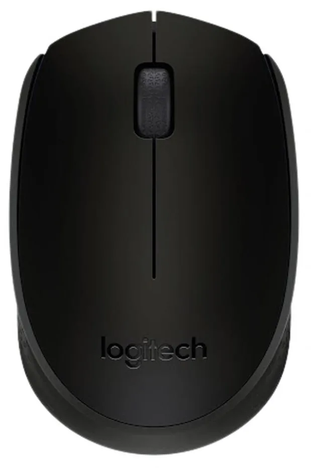 Бездротова миша Logitech оптична маленька чорна 1000 dpi