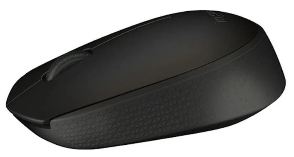 Бездротова миша Logitech оптична маленька чорна 1000 dpi