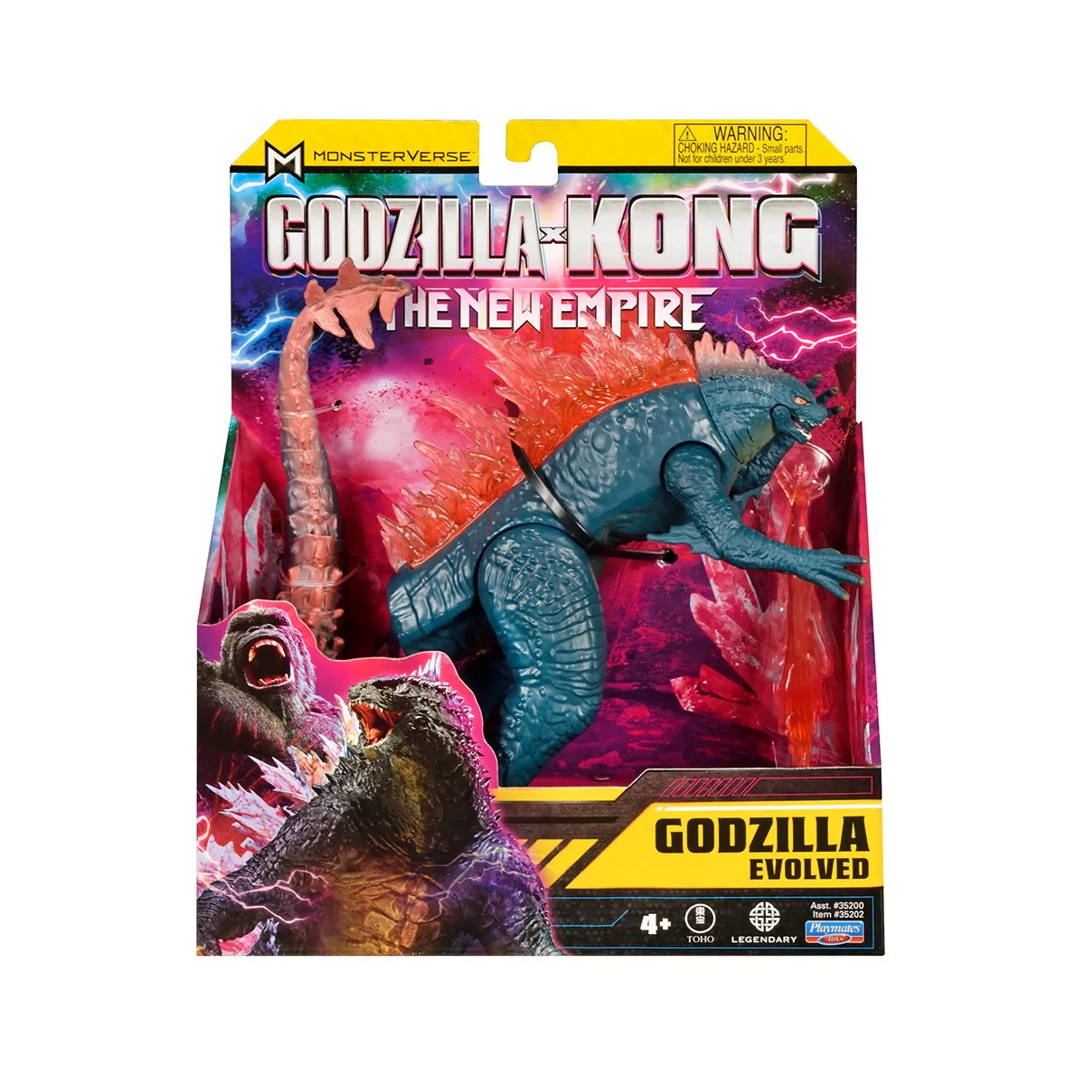 Фігурка Ґодзілли після еволюції Godzilla vs. Kong полімер 15 см зелена