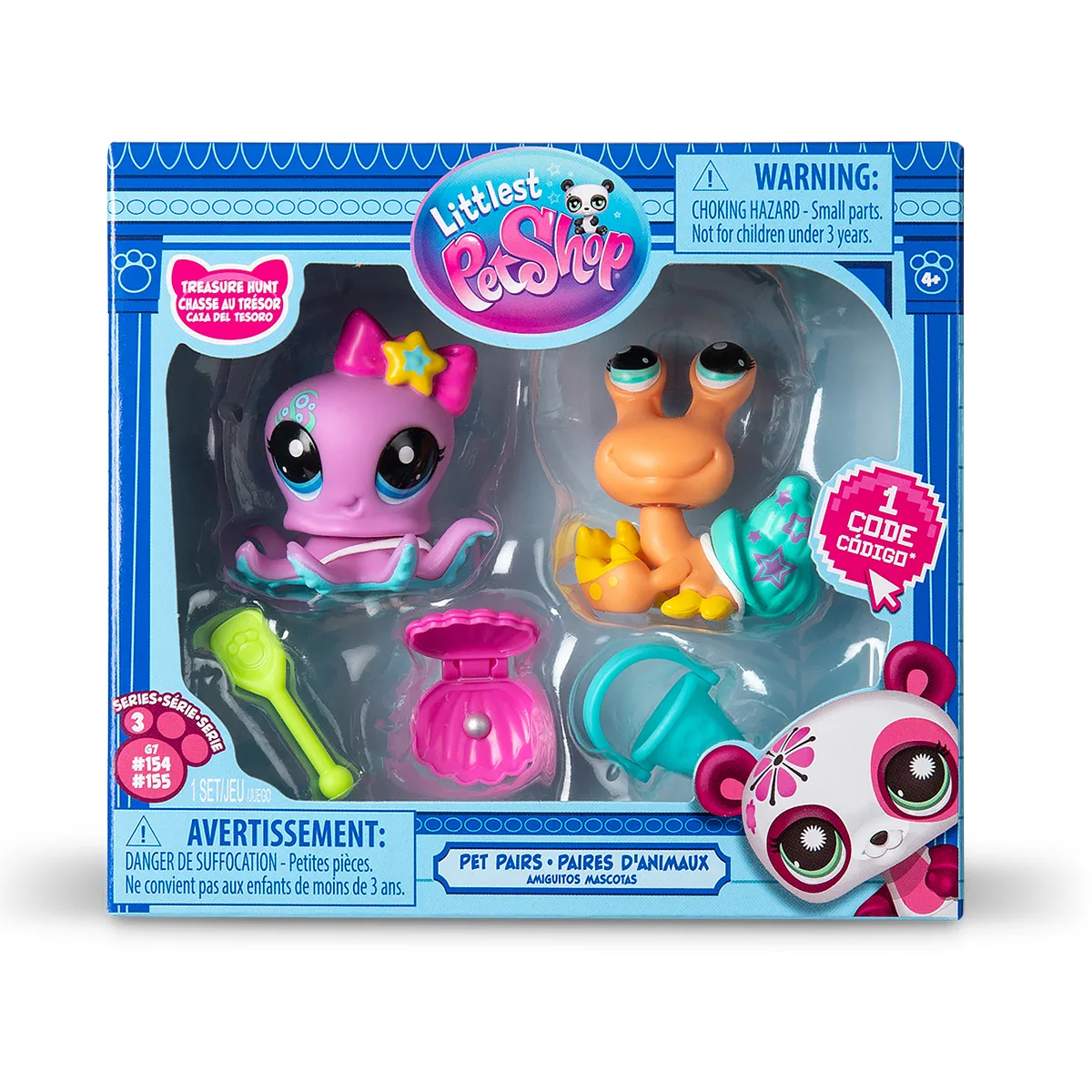 Ігровий набір Littlest Pet Shop Полювання на скарби 14,1х25,7х28,5 см комбіновані матеріали